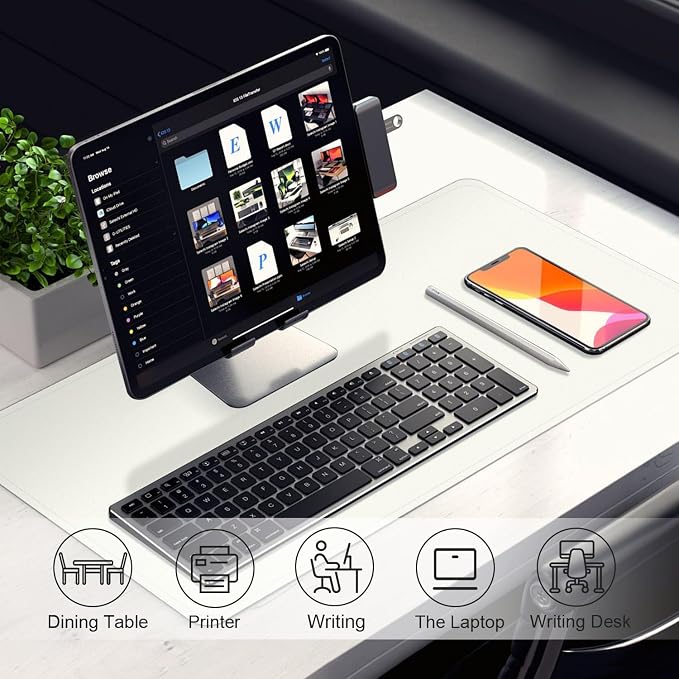 Leather & Suede Desk Pad Protector - Image 5