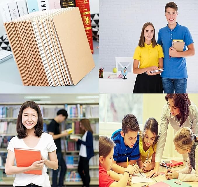 24 Pack Kraft Notebook Journals - Image 7