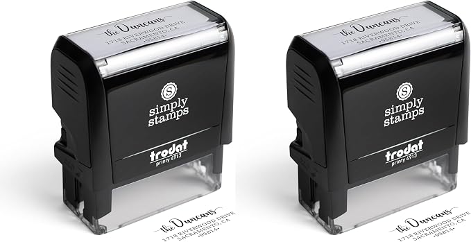 The Duncans Personalized Self-Inking Address Stamp | Envelope Return Address by 904Custom