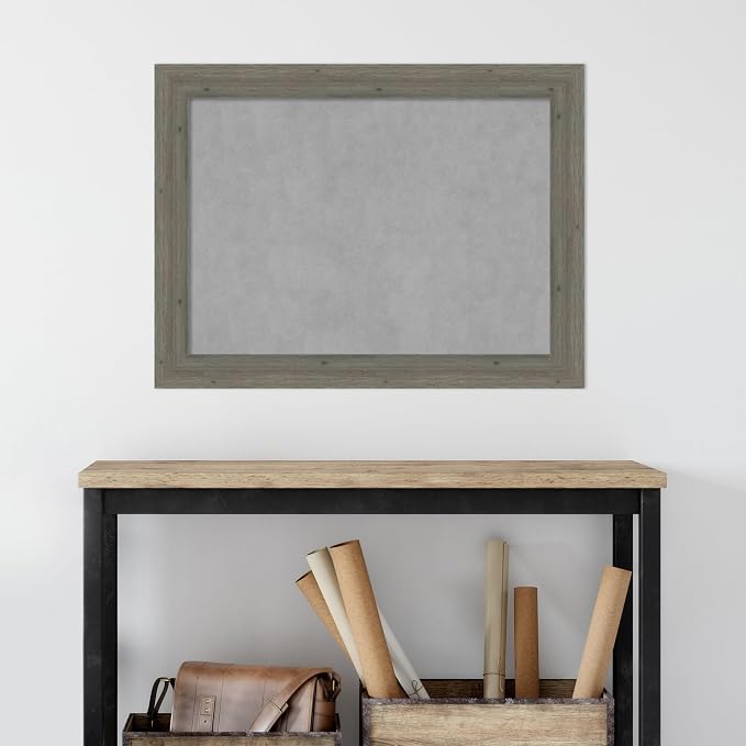 Amanti Art Grey Framed Magnetic Board 25x33 Medium Vision Board - Image 6