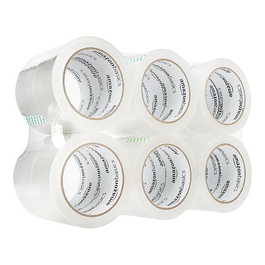 Amazon Basics Strong Plastic Adhesive Packaging Tape - Image 3