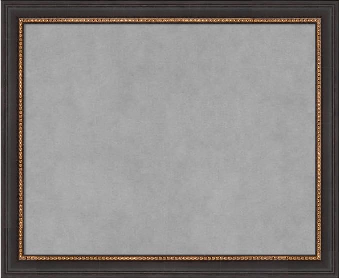 Amanti Art Black Framed Magnetic Board 19x23 Small Vision Board by AmantiArt