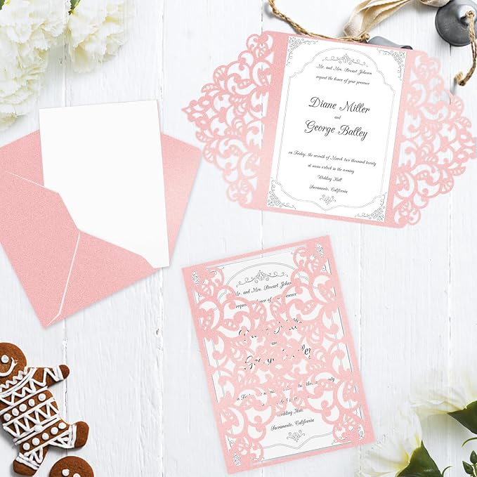 100 Sheets Pink Shimmer Cardstock 8.5 x 11 Iridescent Paper, Goefun 80lb Card - Image 6