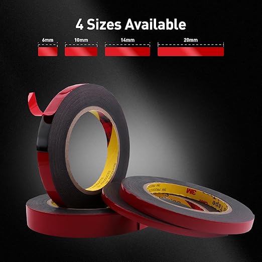 Automotive Acrylic Plus Attachment Tape 0.24" x 18Ft Made of 3M Double Sided - Image 2