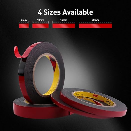 Automotive Acrylic Plus Attachment Tape 0.79" x 18Ft Made of 3M Double Sided - Image 2