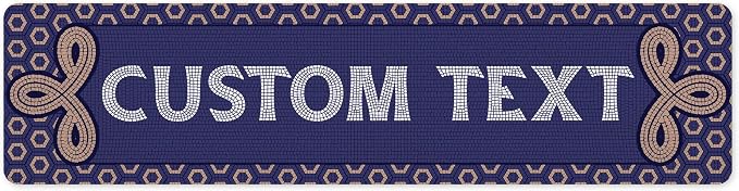 Custom Sign, Custom Street Sign, 11 Font Colors, 13 Font Styles, 4 Hole Options by MySignCenter