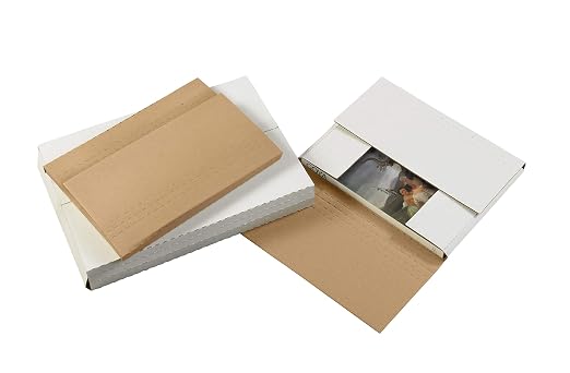Tape Logic TLM2BK Easy-Fold Mailers, 12 1/8" x 9 1/8" x 2" White - Image 3
