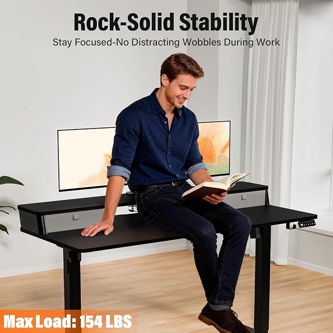 Kingant 40 x 24 Inch Electric Standing Desk - Image 6