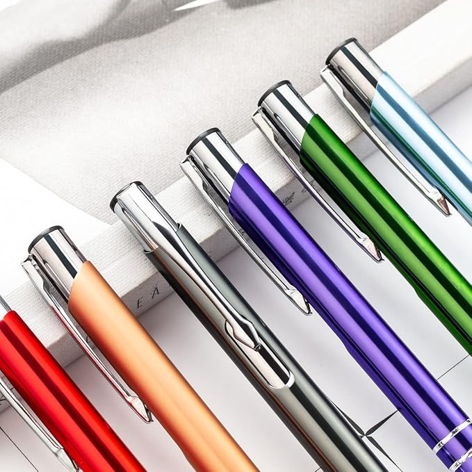 HH-STUDIO CUSTOM 50 Promotional Metal Ballpoint Pen Engraved - Image 6