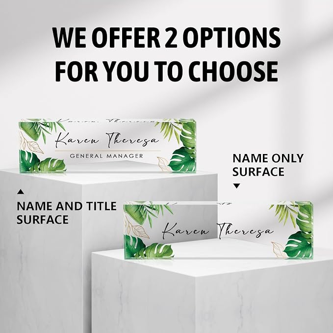 Custom Office Name Plate, Personalized Gifts - Image 6