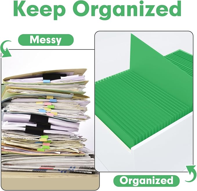 Two Pocket Folders, PANDRI 30 Pack 2 Pocket Folders, Letter Size Paper File - Image 3