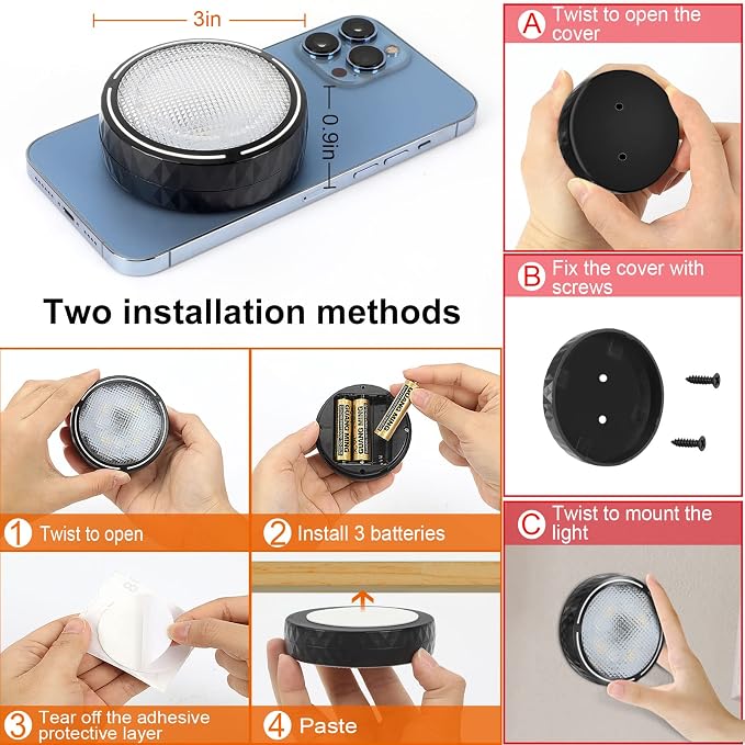 Battery Operated Puck Lights - Image 4
