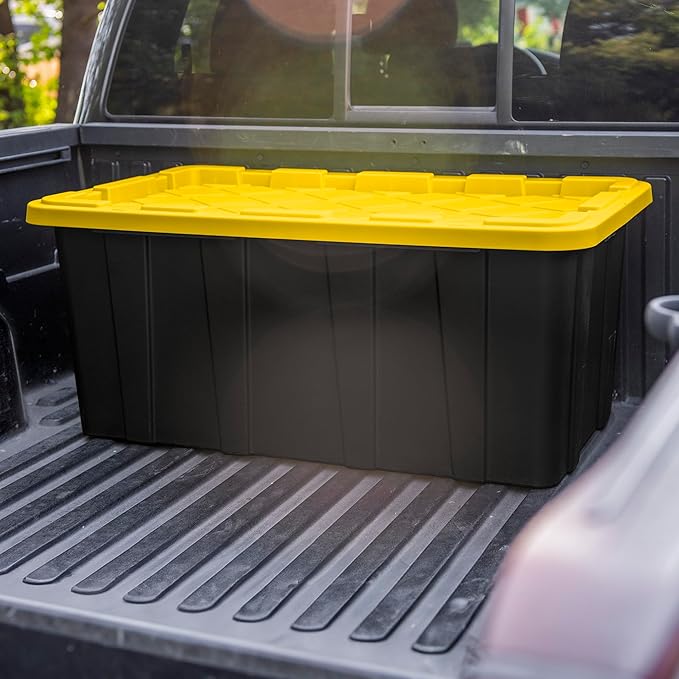 Sterilite 12-Pack Industrial Tote, Plastic Storage Container Bins - Image 5