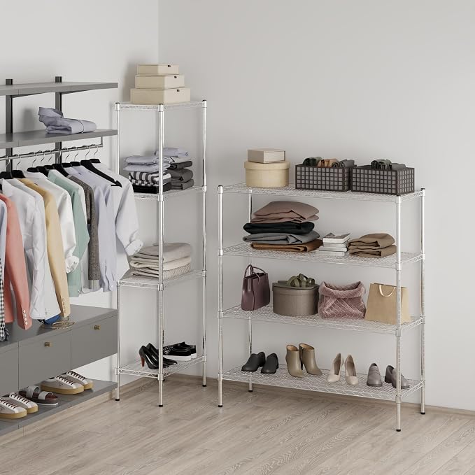 Regal Altair 18" Deep x 48" Wide x 54" Height Wire Shelving Kit | 4-Tier | NSF - Image 7