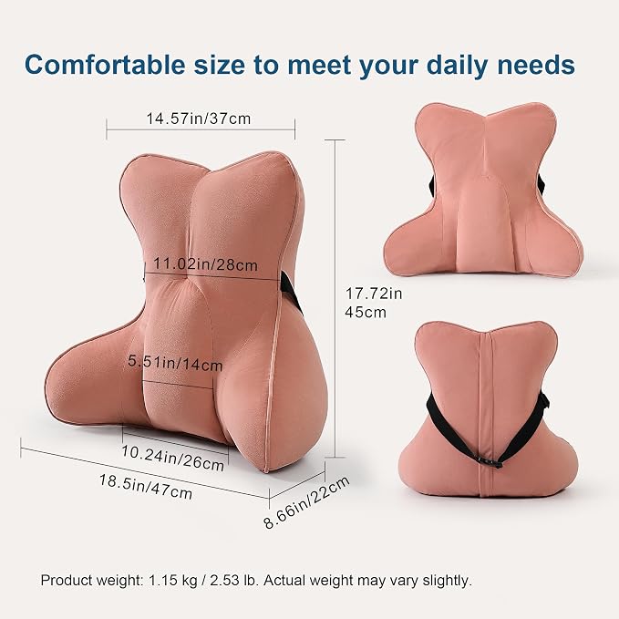 Ailuteie Lumbar Support Pillow for Lower Back Pain Relief – Multi-Functional - Image 2