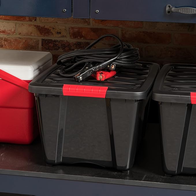 IRIS USA 30 L Plastic Storage Box - Image 3
