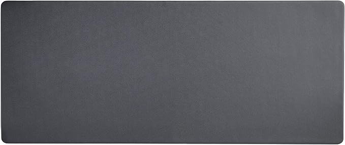 Black Leatherette 30" x 12.5" Keyboard/Mouse Desk Mat by Dacasso