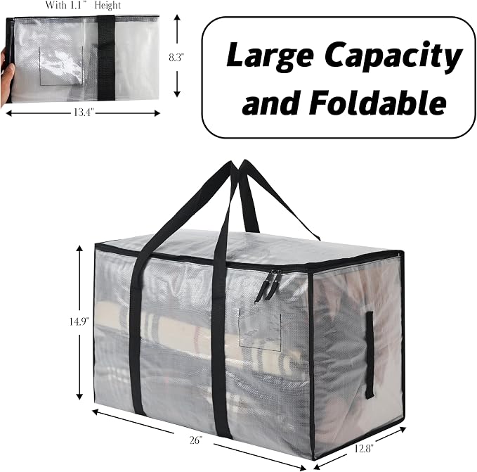 Heavy Duty 93L Stackable Plastic Storage Bins - Image 3
