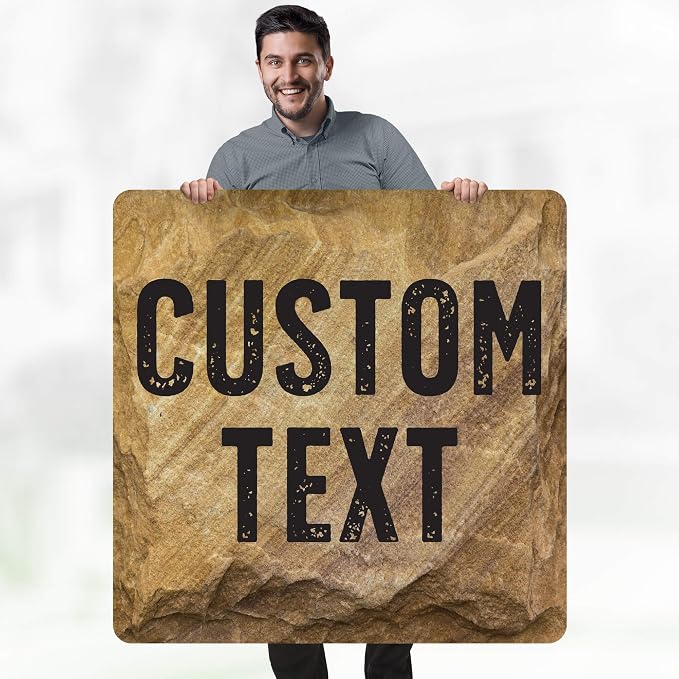 Custom Sign, Custom Street Sign, 11 Font Colors, 13 Font Styles, 4 Hole Options - Image 2