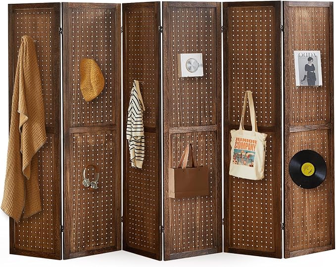 Aleesing 6 Panel Pegboard Display by ALeesing