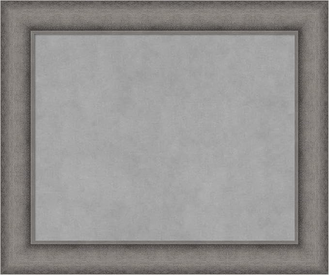 Amanti Art Grey Framed Magnetic Board 20x24 Small Vision Board by AmantiArt