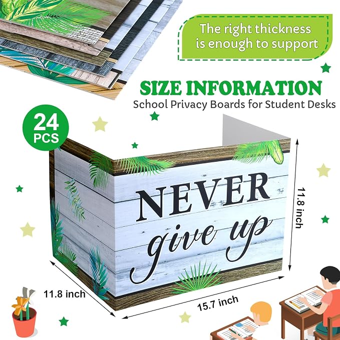 Honoson 24 Pcs Bulk Inspirational Privacy Folders - Image 2