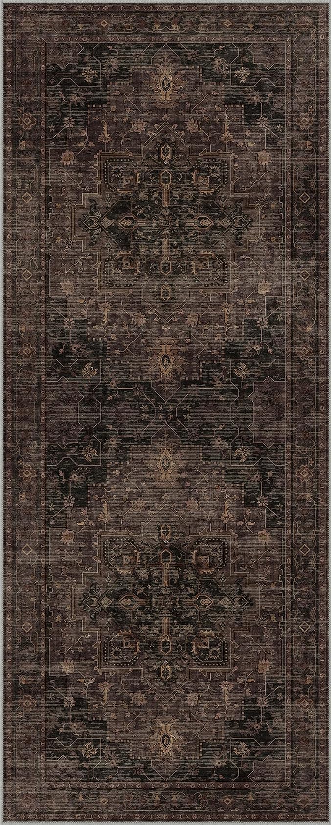 GENIMO 2x5 Runner Rugs for Hallway, Machine Washable Non Slip Vintage Rugs - Image 8