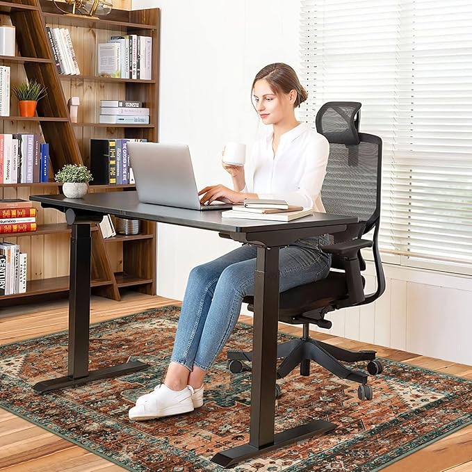 Anidaroel 36"x48" Chair Mat for Hardwood Floor/Tile Floor, Desk Chair Mat for - Image 2