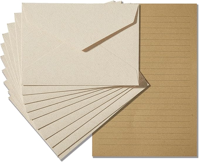 Tuhangcc Stationery Writing Paper and Envelopes Set by Tuhangcc