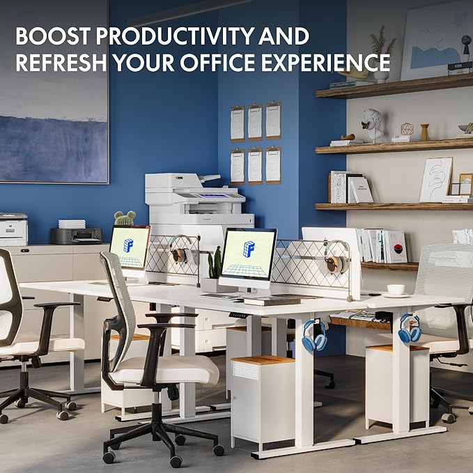 FLEXISPOT One-Piece Electric Standing Desk, 48 x 30 Inches Adjustable Desk - Image 3