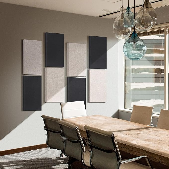 23.62" X 11.81" X 2" Fiberglass Wall Panel, 4 Pack Acoustic Panels, Acoustic - Image 4