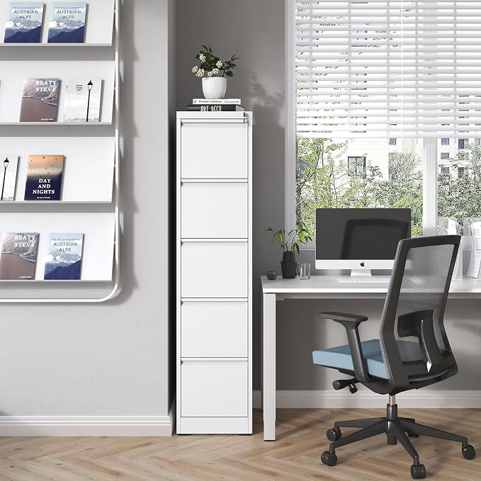 FLIXELIO 5 Drawer File Cabinet - Image 2