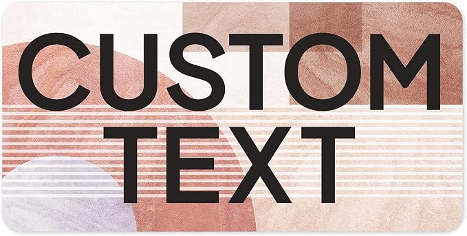 Custom Sign, Custom Street Sign, 11 Font Colors, 13 Font Styles, 4 Hole Options by MySignCenter