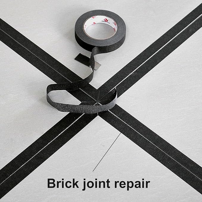 BOMEI PACK Black Painters Tape 1 Inch Bulk - Image 7