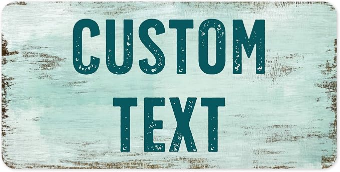 Custom Sign, Custom Street Sign, 11 Font Colors, 13 Font Styles, 4 Hole Options by MySignCenter