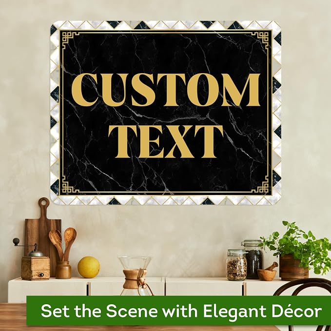 Custom Sign, Custom Street Sign, 11 Font Colors, 13 Font Styles, 4 Hole Options - Image 4