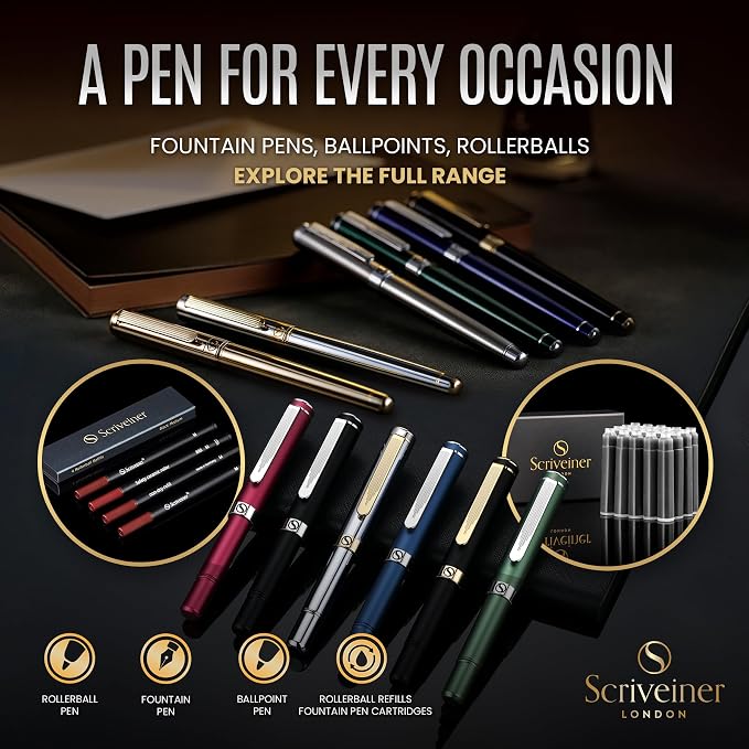 Scriveiner Luxury Fountain Pen - Image 6