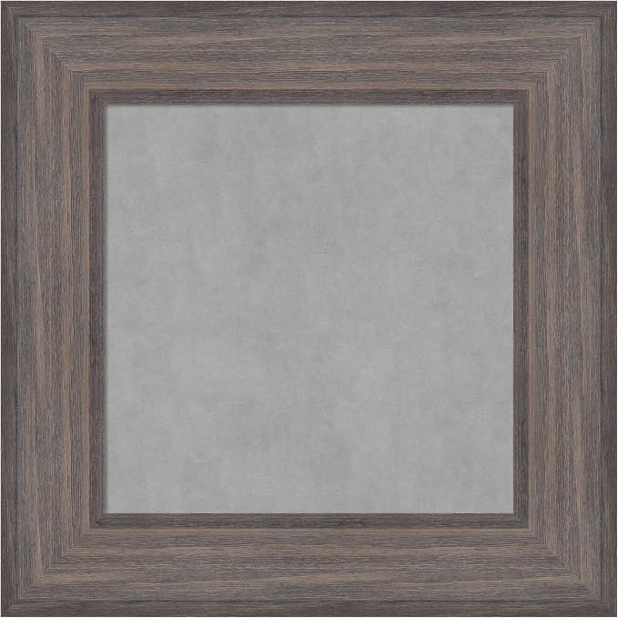 Amanti Art Grey Framed Magnetic Board 17x17 X-Small Vision Board by AmantiArt