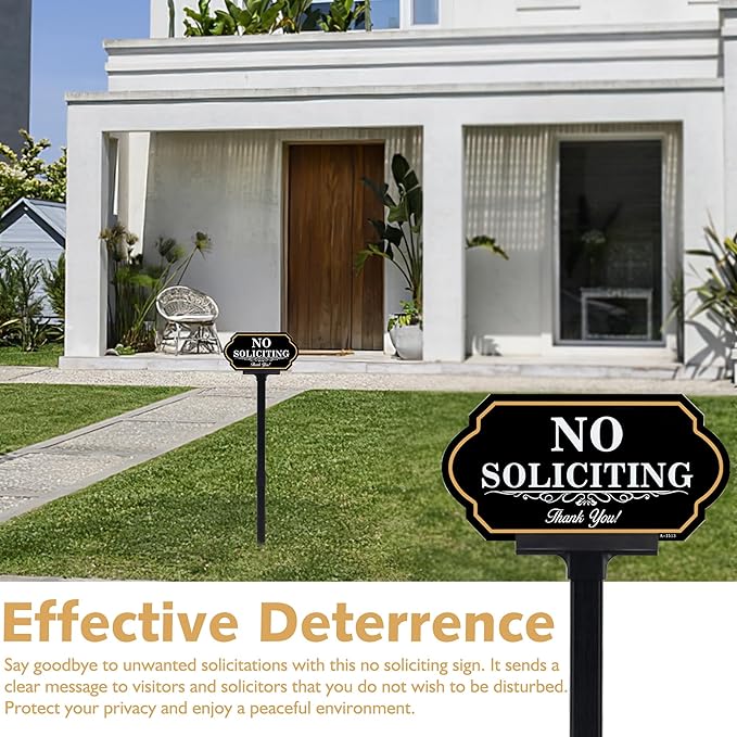 No Soliciting Sign for House - Image 4