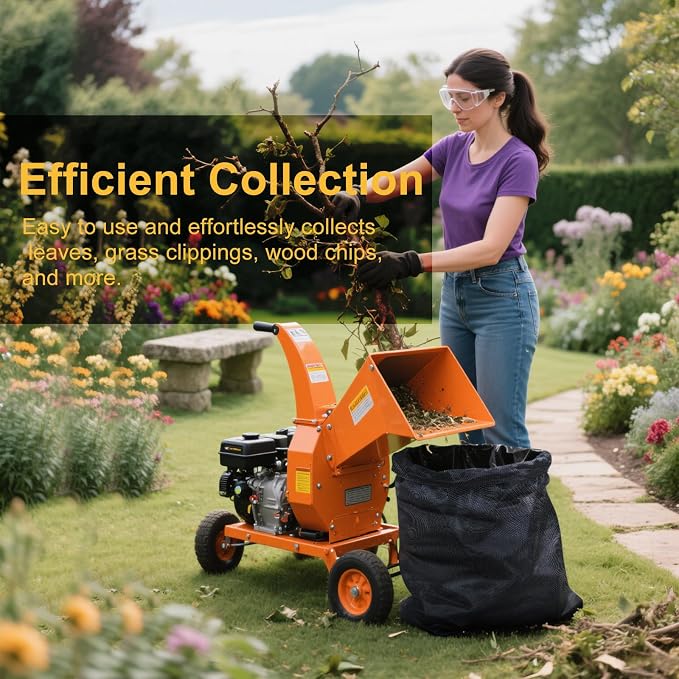 Wood Chipper Bag Collection for Craftsman Electric Shredder Mulcher, Universal - Image 4
