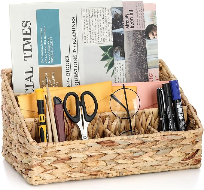 Boershun Desk Organizer – Countertop Mail Organizer, Magazine Holder, Boho by BOERSHUN