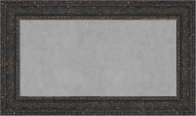 Amanti Art Black Framed Magnetic Board 17x29 Small Vision Board by AmantiArt