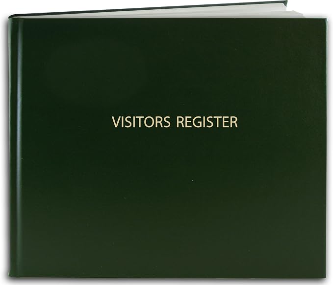 BookFactory Visitor Log Book/Visitor Register/Visitor Sign-in Book by BookFactory