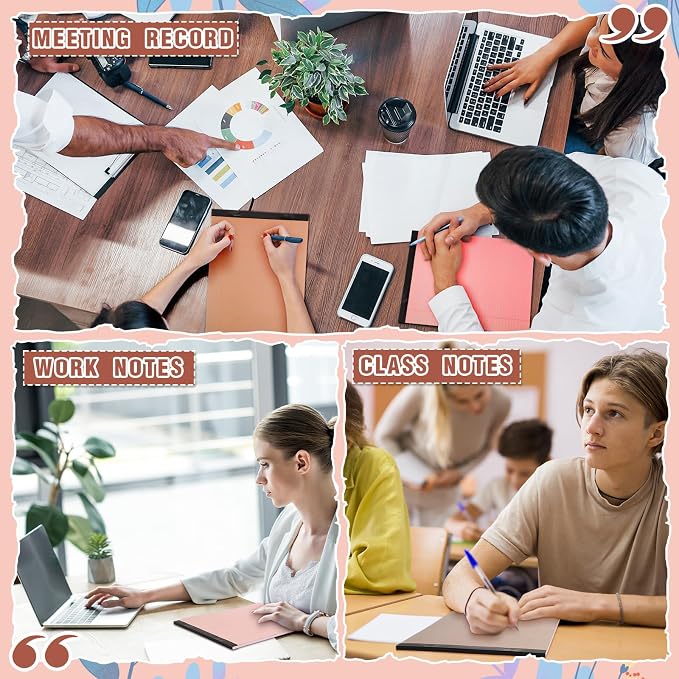 Fuutreo 8 Pcs 8.5'' x 11'' Colored Legal Pad Writing Pads Narrow Ruled 50 - Image 6