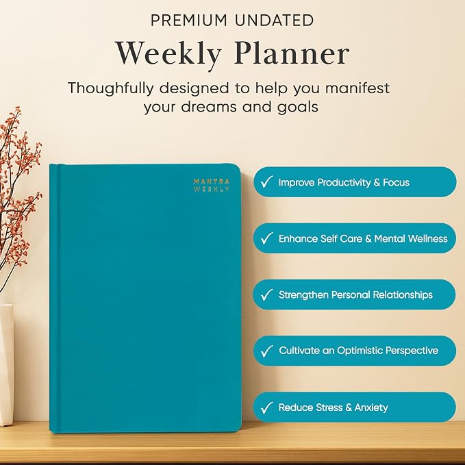 Mantra Planner 2026 Planner, Daily Journal & Gratitude Journal All-In-One - Image 2