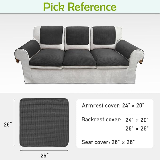 Couch Arm Covers, Waterproof Armrest Cover - Image 6