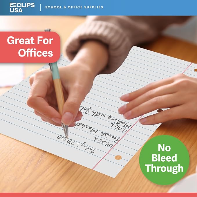 Loose Leaf Paper College Ruled Notebook Paper College Ruled Lined Writing - Image 6