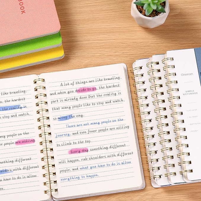 Spiral Notebook-5.75" x 8.125" College Ruled Journal - Image 4
