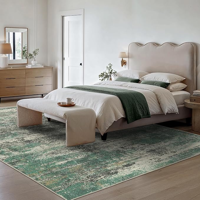 GENIMO Washable Rug-6x9 Area Rugs Lightweight Low Pile Carpet - Image 8