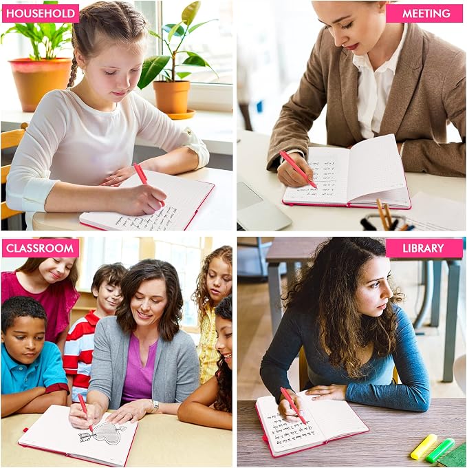 feela 12 Pack Notebooks Journals Bulk, Hardcover Notebook Classic Ruled Lined - Image 7